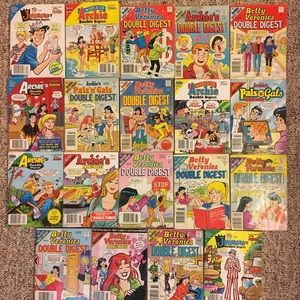Lot of Archie comic books